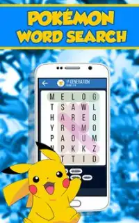 Pokemon Word Search Screen Shot 4