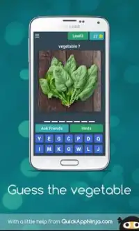 Guess the vegetable Screen Shot 3