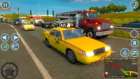 City Taxi Driver 2020: US Crazy Cab Simulator Screen Shot 1