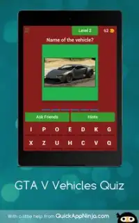 GTA V Vehicles Quiz Screen Shot 8
