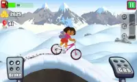 Super Dora Climb Bicycle - dora games for kids Screen Shot 1