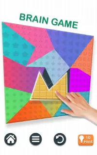 Polygrams - Tangram Puzzle, New Game 2021 Screen Shot 1