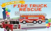Fire Truck Rescue Screen Shot 0