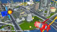 Flying Car Shooting Adventure: Fighting War Sim Screen Shot 4