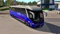 سائق الحافلة المدينة 3D سيم Screen Shot 1
