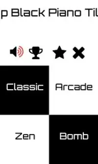 Tap The Black Piano Tiles Screen Shot 0