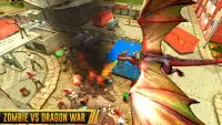 Zombie VS Dragon Hero 2018 - World War Survival 3D Screen Shot 2
