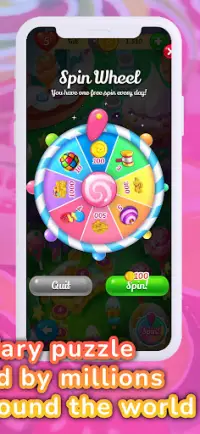 Candy Land Fruit Puzzle Screen Shot 3