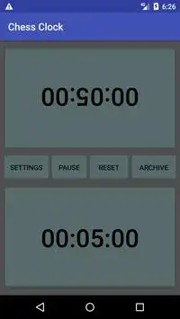 Chess Clock Screen Shot 0