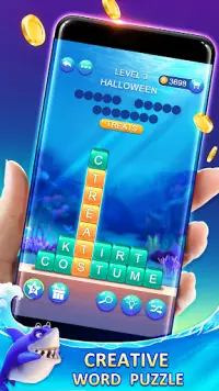 Word Ocean Tiles: Play Word Game Screen Shot 2