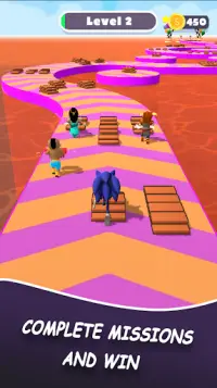 Super Blue Hedgehog Run - Shortcut Screen Shot 0
