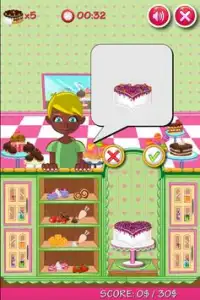 Kek Dükkanım Servisi - Yemek Pişirme Oyunları Screen Shot 4