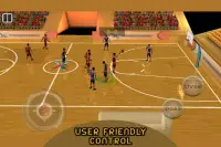 حقيقية 3D لعبة كرة السلة Screen Shot 4
