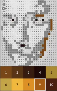 Colorear con números. Pixel Art Screen Shot 7