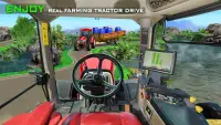 Real farming cargo tractor sim Screen Shot 9