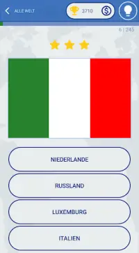 Das Flaggen der Welt - Quiz Screen Shot 2
