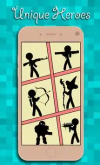 Tap Stickman - Clicks War Screen Shot 1