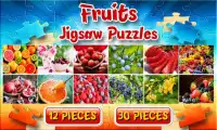 Fruit Jigsaw Puzzles Brain Games for Kids FREE Screen Shot 0