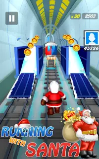 Subway Santa Surf Runner: Santa Run Game Adventure Screen Shot 12