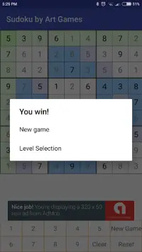 Sudoku by Art Games Screen Shot 5