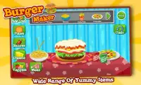 Burger Maker–Kids Cooking Game Screen Shot 2