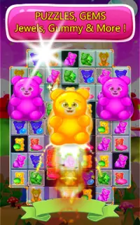 Gummy Bears Soda - Match 3 Puzzle Game Screen Shot 1