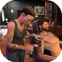 Salón virtual tatuajes entintados Juego de dibujo