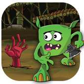 Trap Adventure : green monster vs zombie