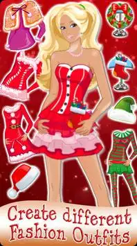 Christmas Doll Dress Up Games Screen Shot 0