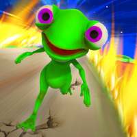 Endless Green Frog Run - Frog Runner Games 2020