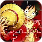 Anime Jigsaw Puzzle Permainan: Luffy Puzzle Anime