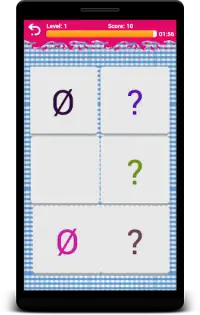 Alphabet Memory Game Screen Shot 2