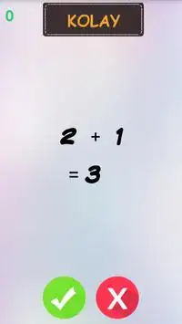 Çılgın Matematik/4 İşlem Oyunu Screen Shot 1