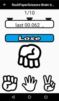 RockPaperScissors-Brain training- Screen Shot 1