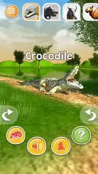 животное Симулятор 3D - крокодил и т. Д. Screen Shot 2