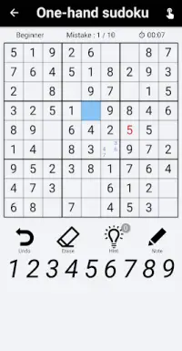 Onedoku - Sudoku - เกมปริศนาฟรีที่ดีที่สุด Screen Shot 3
