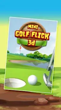 Mini Golf Flick 3D Free Screen Shot 5