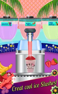🍹 Rainbow Ice Slushy Maker: Diy Frozen Slush Game Screen Shot 0
