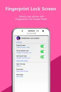 Fingerprint lock screen prank Screen Shot 3