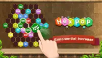 HexPop: составь 2048, бесплатно игры на логику Screen Shot 0