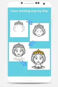 how to draw disney princesses Screen Shot 1
