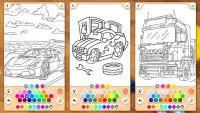 Carros colorir jogo Screen Shot 0