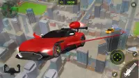 Flying Car Shooting- Real Car Flying Game Screen Shot 4