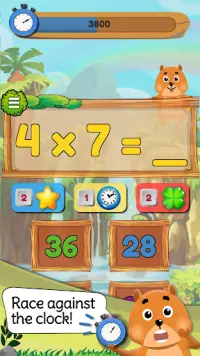 Times Tables: Mental Math Games for Kids Free Screen Shot 3
