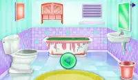 baño de limpieza y deco juegos Chicas Screen Shot 0