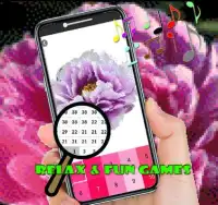 Peony Flowers Color By Number-Pixel Art Screen Shot 4