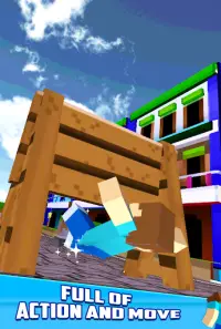 3D Subway Cube Rail Man Run Screen Shot 0