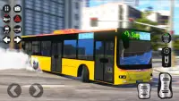 Usa Bus Simulator 2021 Coach Bus Driving Car Games Screen Shot 1