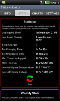 Batteria Monitor Widget Screen Shot 4