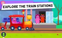 Thị trấn quái vật - Trò chơi xe lửa cho bé Screen Shot 6